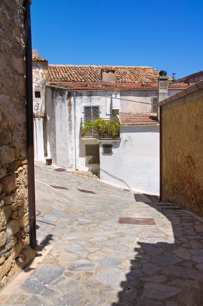 Callejuela. Rocca Imperiale. Calabria. Italia . —  Fotos de Stock