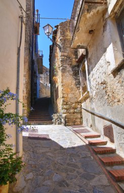 alleyway. Rocca Imperiale. Calabria. İtalya.