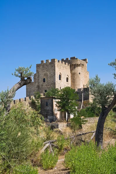 Castle of Roseto Capo Spulico. Calabria. Italy. — Stock Photo, Image