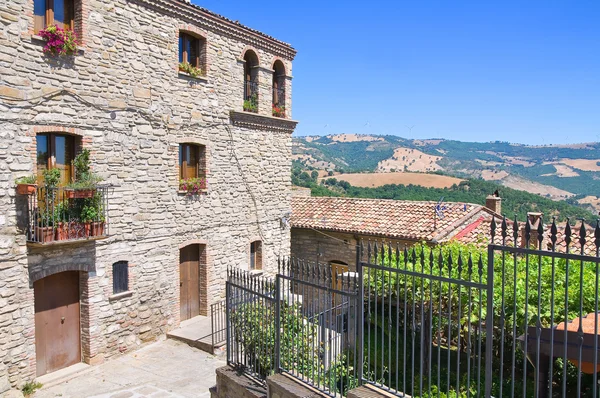 Panoramablick auf guardia perticara. Basilikata. Italien. — Stockfoto