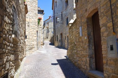 alleyway. Guardia perticara. Basilicata. İtalya.
