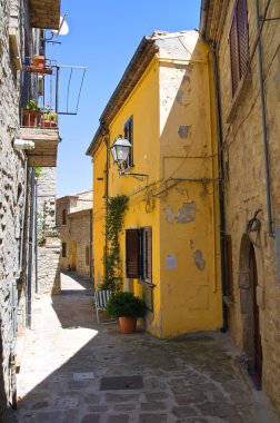alleyway. Guardia perticara. Basilicata. İtalya.