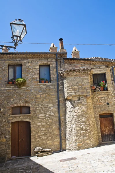 Une ruelle. Guardia Perticara. Basilicate. Italie . — Photo