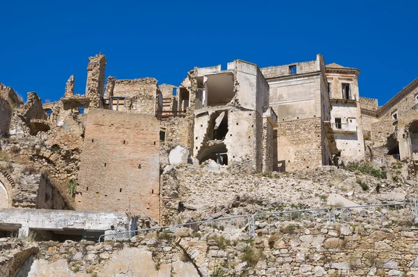 Vista panorâmica de Craco. Basilicata. Sul da Itália . — Fotografia de Stock