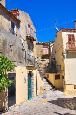 alleyway. PIETRAGALLA. Basilicata. Güney İtalya.
