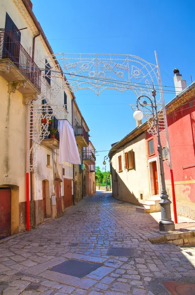 Alleyway. PIETRAGALLA. Basilicata. Güney İtalya. — Stok fotoğraf