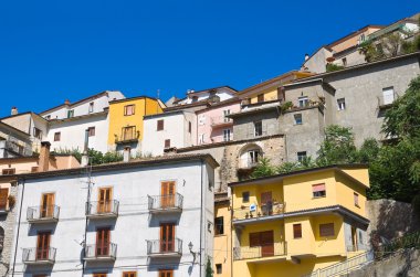 Panoramik çek. Basilicata. Güney İtalya.