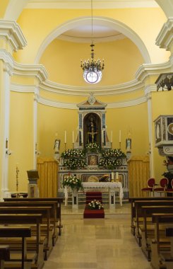 Aziz francesco Kilisesi. Çek. Basilicata. İtalya.