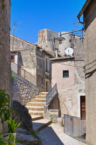 Gasse. morano calabro. Kalabrien. Italien. — Stockfoto