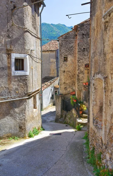 Alleyway. Morano Calabro. Calabria. Italy. — Stock Photo, Image