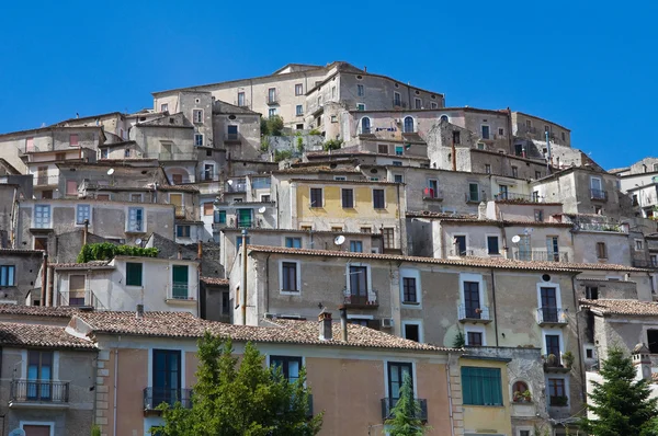 morano calabro panoramik manzaralı. Calabria. İtalya.