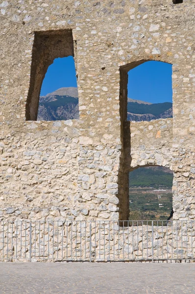 Morano calabro Castle. Calabria. İtalya. — Stok fotoğraf