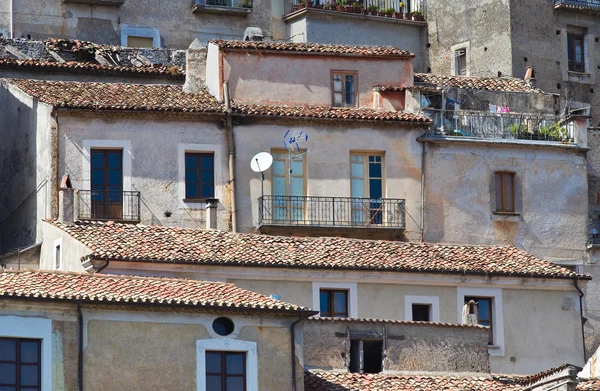 Panoramic view of Morano Calabro. Calabria. Italy. — Stock Photo, Image