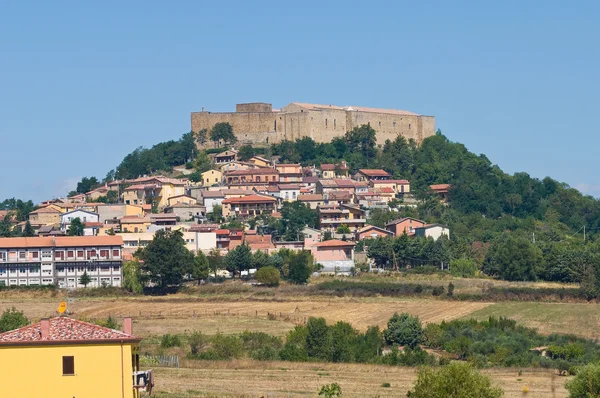 Lagopesole panoráma. Basilicata. Olaszország. — Stock Fotó