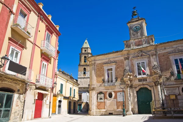 Gebouw van het stadhuis. San severo. Puglia. Italië. — Stockfoto