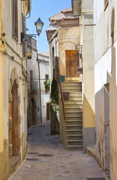 Steegje. Acerenza. Basilicata. Italië. — Stockfoto