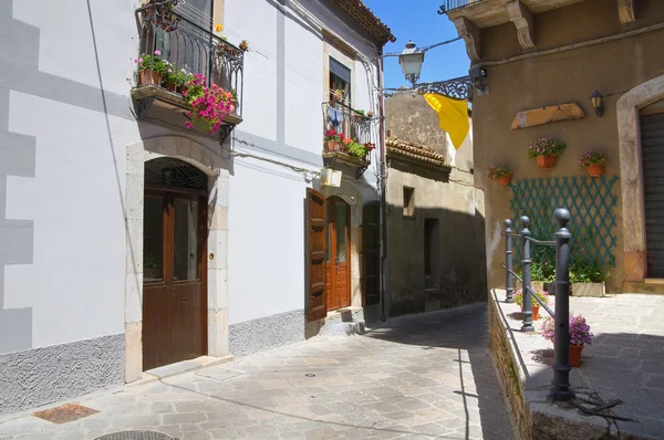 Steegje. Acerenza. Basilicata. Italië. — Stockfoto