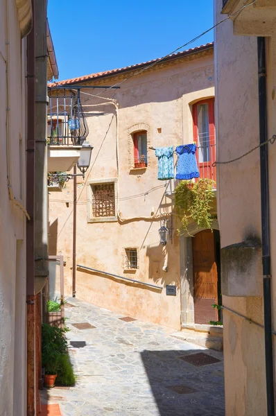 Steegje. Rocca imperiale. Calabria. Italië. — Stockfoto