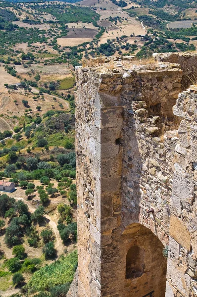 Schwabiska slottet rocca imperiale. Kalabrien. Italien. — Stockfoto