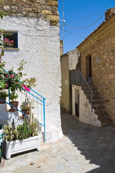 Alleyway. Rocca Imperiale. Calabria. Italy. — Stock Photo, Image