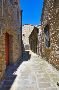 alleyway. Guardia perticara. Basilicata. İtalya.