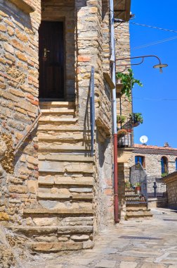 alleyway. Guardia perticara. Basilicata. İtalya.