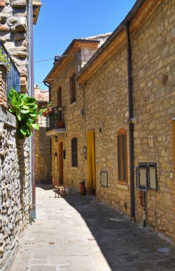 alleyway. Guardia perticara. Basilicata. İtalya.