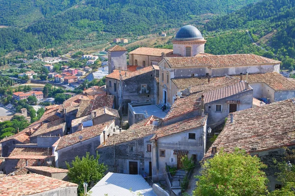 Vista panoramica di Morano Calabro. Calabria. Italia . — Foto Stock