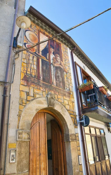 Callejuela. Satriano di Lucania. Italia . —  Fotos de Stock