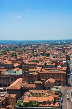 bologna panoramik manzaralı. Emilia-Romagna. İtalya.