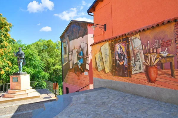 Callejuela. Satriano di Lucania. Italia . — Foto de Stock