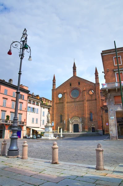 Iglesia de San Francesco. Piacenza. Emilia-Romaña. Italia . — Foto de Stock