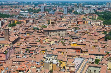 bologna panoramik manzaralı. Emilia-Romagna. İtalya.