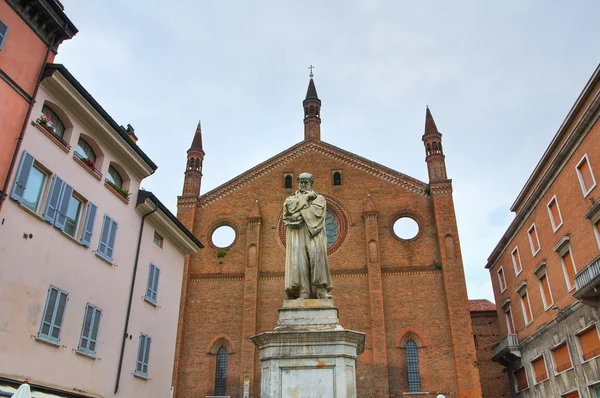 Iglesia de San Francesco. Piacenza. Emilia-Romaña. Italia . — Foto de Stock