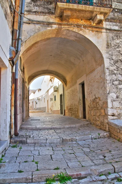 Para o beco. Minervino Murge. Puglia. Itália . — Fotografia de Stock