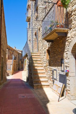 alleyway. Guardia perticara. Basilicata. İtalya.