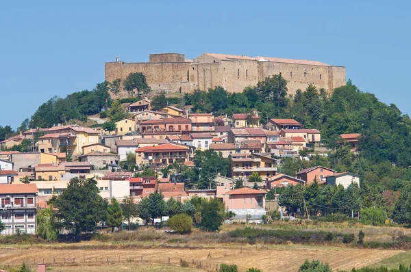 Panoramautsikt över Lagopesole. Basilicata. Italien. — Stockfoto