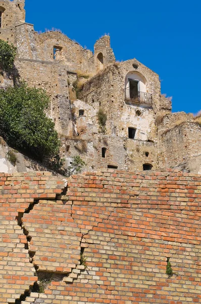 Vista panorâmica de Craco. Basilicata. Sul da Itália . — Fotografia de Stock