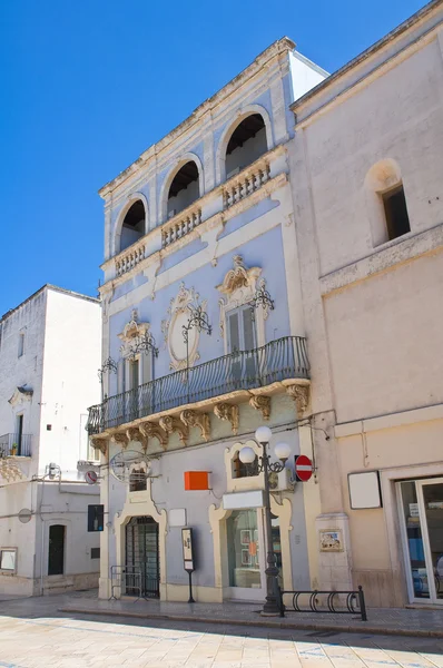 Palazzo Albano. Fasano. Puglia. Italia . — Foto Stock