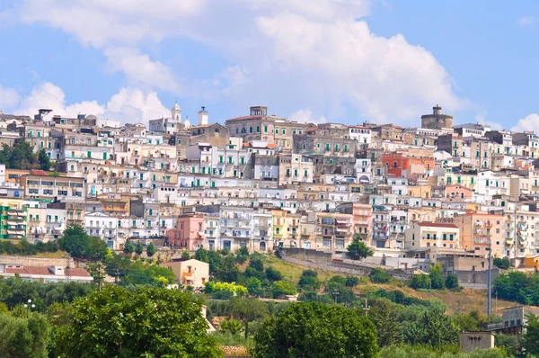 Minervino murge panoramisch uitzicht. Puglia. Italië. — Stockfoto