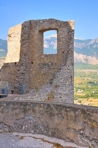 Burg von Morano Calabro. Kalabrien. Italien. — Stockfoto