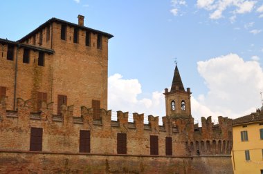 fontanellato Castle. Emilia-Romagna. İtalya.