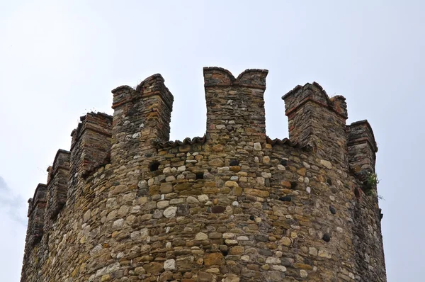 Castelo de Riva. Ponte dell 'Olio. Emilia-Romagna. Itália . — Fotografia de Stock