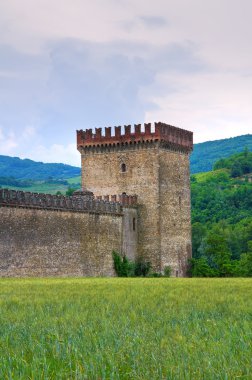 Castle of Riva. Ponte dell'Olio. Emilia-Romagna. Italy. clipart
