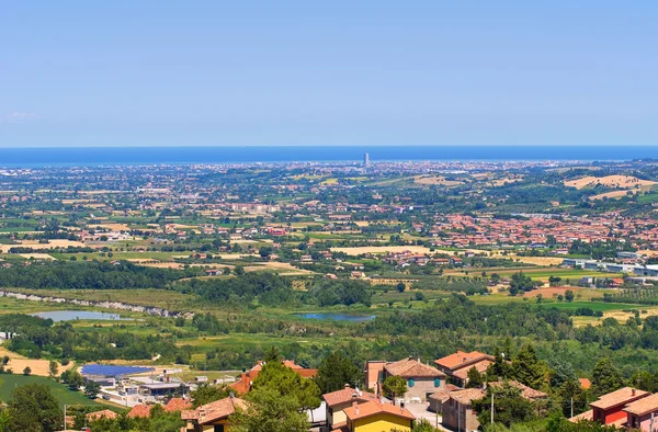 Panoramisch zicht van emilia-romagna. Italië. — Stockfoto