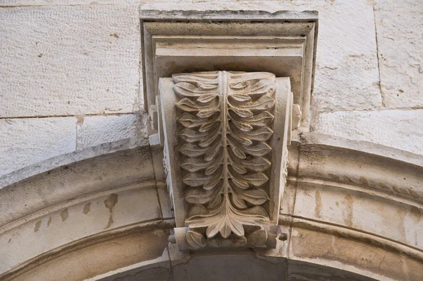 Tarihi Saray. Giovinazzo. Puglia. İtalya. — Stok fotoğraf