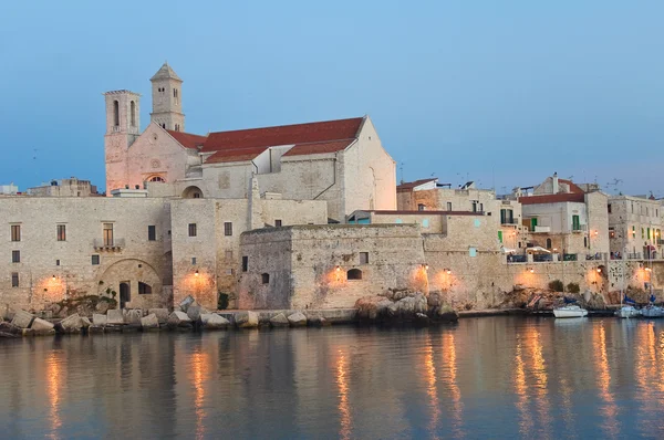 Vista panoramica su Giovinazzo. Puglia. Italia meridionale . — Foto Stock