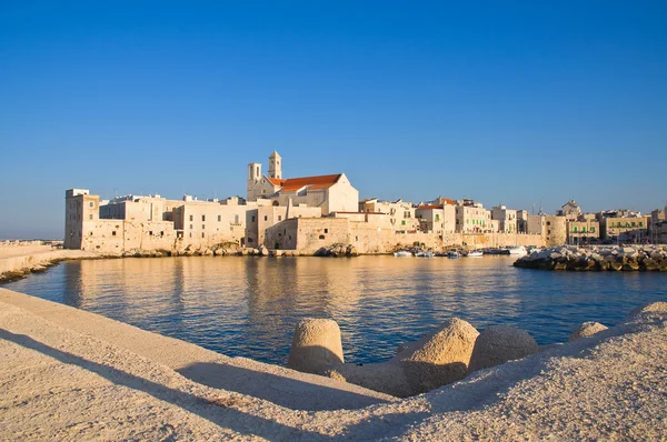 Panoramisch zicht van Giovinazzo. Puglia. Zuid-Italië. — Stockfoto