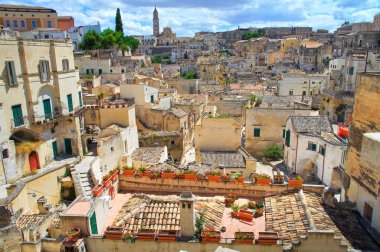 alleyway. Sassi matera. Basilicata. İtalya.