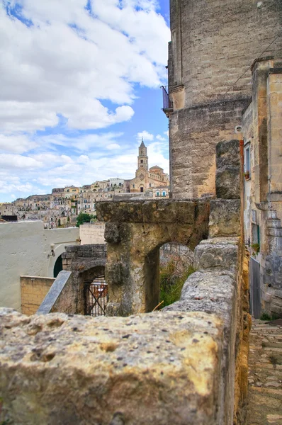 Alleyway. Sassi of Matera. Basilicata. Italy. — Stock Photo, Image